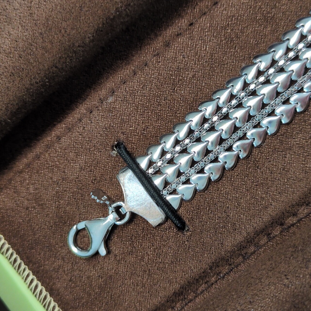 Ross-Simons Italian Sterling Silver Bracelet - Picture 3 of 7